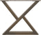 vidaXL - Salontafelpoten - 2 - st - 60x(42-43,3) - cm - staal - naturel