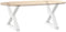 vidaXL - Salontafelpoten - 2 - st - 60x(42-43,3) - cm - staal - wit