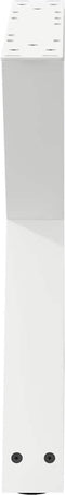 vidaXL - Salontafelpoten - 2 - st - 60x(42-43,3) - cm - staal - wit