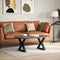 vidaXL - Salontafelpoten - 2 - st - 60x(42-43,3) - cm - staal - zwart