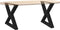 vidaXL - Salontafelpoten - 2 - st - 60x(42-43,3) - cm - staal - zwart