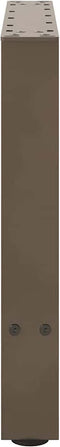 vidaXL - Salontafelpoten - 2 - st - 60x(42-43) - cm - staal - naturel