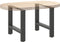 vidaXL - Salontafelpoten - 2 - st - 60x(42-43) - cm - staal - antraciet