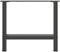 vidaXL - Salontafelpoten - 2 - st - 60x(42-43) - cm - staal - antraciet