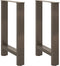 vidaXL - Salontafelpoten - 2 - st - 60x(72-73) - cm - staal - naturel