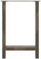 vidaXL - Salontafelpoten - 2 - st - 60x(72-73) - cm - staal - naturel