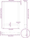 vidaXL - Salontafelpoten - 2 - st - 60x(90-91) - cm - staal - antraciet