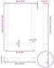 vidaXL - Salontafelpoten - 2 - st - 60x(90-91) - cm - staal - zwart