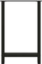 vidaXL - Salontafelpoten - 2 - st - 60x(90-91) - cm - staal - zwart
