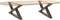 vidaXL - Salontafelpoten - 2 - st - 70x(30-31,3) - cm - staal - naturel
