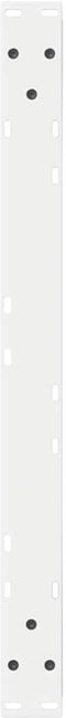 vidaXL - Salontafelpoten - 2 - st - 70x(30-31,3) - cm - staal - wit
