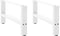 vidaXL - Salontafelpoten - 2 - st - 70x(30-31) - cm - staal - wit