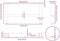 vidaXL - Salontafelpoten - 2 - st - 70x(30-31) - cm - staal - wit