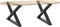 vidaXL - Salontafelpoten - 2 - st - 70x(42-43,3) - cm - staal - antraciet