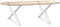 vidaXL - Salontafelpoten - 2 - st - 70x(42-43,3) - cm - staal - wit