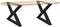 vidaXL - Salontafelpoten - 2 - st - 70x(42-43,3) - cm - staal - zwart