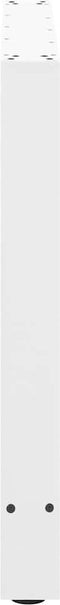 vidaXL - Salontafelpoten - 2 - st - 70x(72-73) - cm - staal - wit