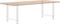 vidaXL - Salontafelpoten - 2 - st - 70x(72-73) - cm - staal - wit