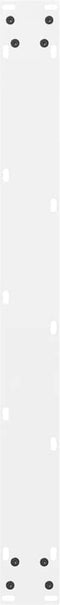 vidaXL - Salontafelpoten - 2 - st - 70x(72-73) - cm - staal - wit