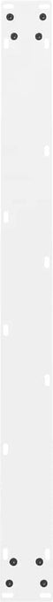 vidaXL - Salontafelpoten - 2 - st - 90x(72-73) - cm - staal - wit