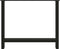 vidaXL - Salontafelpoten - 2 - st - 90x(72-73) - cm - staal - zwart