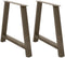 vidaXL - Salontafelpoten - 2 - st - A-vormig - 100x(72-73) - cm - staal