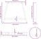 vidaXL - Salontafelpoten - 2 - st - A-vormig - 100x(72-73) - cm - staal - wit