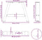 vidaXL - Salontafelpoten - 2 - st - A-vormig - 30x(30-31) - cm - staal