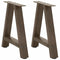 vidaXL - Salontafelpoten - 2 - st - A-vormig - 38x(42-43) - cm - staal