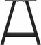 vidaXL - Salontafelpoten - 2 - st - A-vormig - 38x(42-43) - cm - staal - zwart