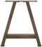 vidaXL - Salontafelpoten - 2 - st - A-vormig - 38x(42-43) - cm - staal