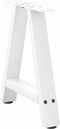 vidaXL - Salontafelpoten - 2 - st - A-vormig - 38x(42-43) - cm - staal - wit