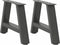 vidaXL - Salontafelpoten - 2 - st - A-vormig - 40x(30-31) - cm - staal - antraciet