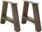 vidaXL - Salontafelpoten - 2 - st - A-vormig - 50x(30-31) - cm - staal