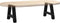 vidaXL - Salontafelpoten - 2 - st - A-vormig - 50x(30-31) - cm - staal - zwart