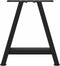 vidaXL - Salontafelpoten - 2 - st - A-vormig - 50x(42-43) - cm - staal - zwart
