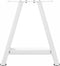 vidaXL - Salontafelpoten - 2 - st - A-vormig - 50x(42-43) - cm - staal - wit