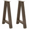 vidaXL - Salontafelpoten - 2 - st - A-vormig - 50x(72-73) - cm - staal