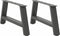 vidaXL - Salontafelpoten - 2 - st - A-vormig - 60x(30-31) - cm - staal - antraciet