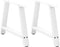 vidaXL - Salontafelpoten - 2 - st - A-vormig - 60x(42-43) - cm - staal - wit