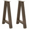 vidaXL - Salontafelpoten - 2 - st - A-vormig - 60x(72-73) - cm - staal