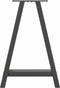 vidaXL - Salontafelpoten - 2 - st - A-vormig - 60x(72-73) - cm - staal - antraciet