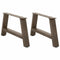 vidaXL - Salontafelpoten - 2 - st - A-vormig - 70x(30-31) - cm - staal