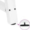 vidaXL - Salontafelpoten - 2 - st - A-vormig - 70x(30-31) - cm - staal - wit