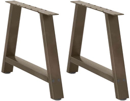 vidaXL - Salontafelpoten - 2 - st - A-vormig - 70x(42-43) - cm - staal