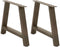 vidaXL - Salontafelpoten - 2 - st - A-vormig - 70x(42-43) - cm - staal