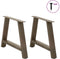 vidaXL - Salontafelpoten - 2 - st - A-vormig - 70x(42-43) - cm - staal
