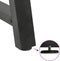 vidaXL - Salontafelpoten - 2 - st - A-vormig - 70x(42-43) - cm - staal - antraciet