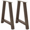 vidaXL - Salontafelpoten - 2 - st - A-vormig - 70x(72-73) - cm - staal