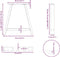 vidaXL - Salontafelpoten - 2 - st - A-vormig - 70x(72-73) - cm - staal - wit